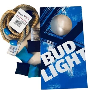 Bud Light Mini Sitzsack & Ring werfen Spiel Schreibtisch Tischplatte Sammlerstück - Bild 1 von 11