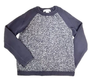 Brooks Brothers Fleece Girl’s Navy Cotton Sweater With Metallic Details Size L - Picture 1 of 10