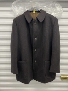 Christian Dior Dark Brown Wool Jacket Men’s - Picture 1 of 8