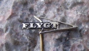 Vintage Flygt Water Wastewater Pumps Mixers Engineering Company Pin Badge - Picture 1 of 9