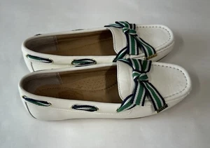 Lauren Ralph Lauren Women's Becka Artist Cream Leather Loafer Size 6B - Picture 1 of 8