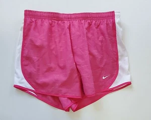 Nike Big Girls Dri-FIT Tempo Running Shorts Fireberry/White Sz L - NWT - Picture 1 of 1