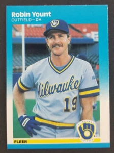 Robin Yount 1987 Fleer Baseball Card #361 (NM) - Picture 1 of 2