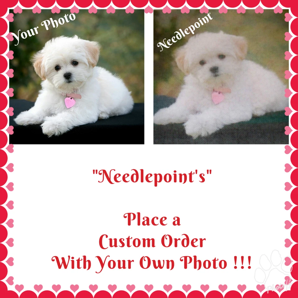 Order your own CUSTOM needlepoint from your photos at "NO EXTRA CHARGE" ! $39.99 - Image 1 of 1