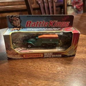 UNPUNCHED MATCHBOX K-108 M3A1 HALF TRACK BATTLE KINGS 1974 DIE CAST - Picture 1 of 12