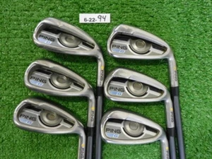PING G Irons 6-W & U CFS 70 Regular Graphite Yellow Dot 1.5* Upright - Picture 1 of 8