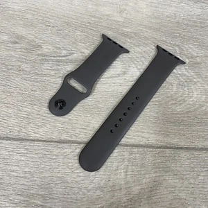 GENUINA CORREA DEPORTIVA APPLE WATCH 42/44/45mm M/L GRIS **RARA** Serie 1-8+SE - Imagen 1 de 2