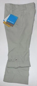 NEW Columbia Khaki Pants Tab Up to Capris Little Girls sz 6X $50 - Picture 1 of 6