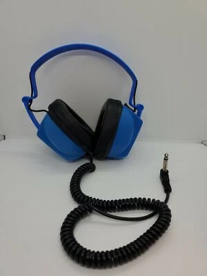 Auriculares con cable vintage EVER READY HS77 azul 600 OHM 2,5 mm Jack mono Taiwán Foto 1 de 4