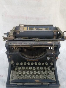 Antique 1924 UNDERWOOD TYPEWRITER NO. 5 circa 1920s RARE Awesome Historic - Picture 1 of 6