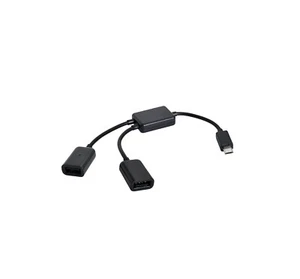 Micro USB Host OTG Adapter Cable with Dual Port Hub for Galaxy S5 S4 S3 Note2 - Picture 1 of 8