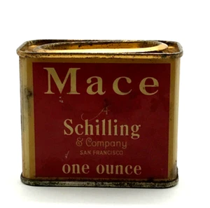 Vintage Schilling & Company One Ounce Mace Tin - Picture 1 of 6