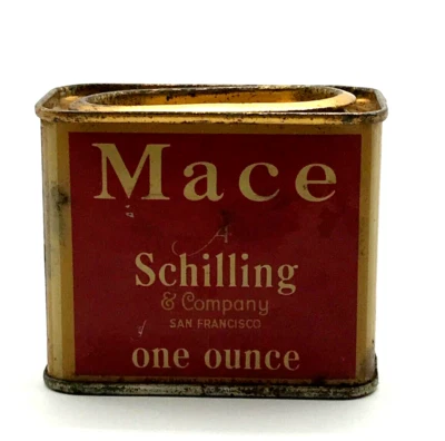 Vintage Schilling & Company One Ounce Mace Tin - Image 1 of 4