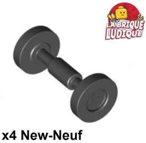 Lego 4x Rad Felge Wheel Skateboard Trolley Trolley Rolle schwarz/black 2496 - Bild 1 von 1
