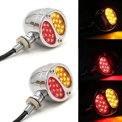 Luz trasera LED intermitente motocicleta para Harley Davidson Sportster XL 1200 883 Foto 1 de 4