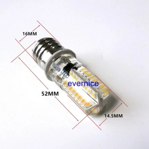 E17 Glühbirne mit 64 LED für Singer 15-30 15-88 15-90 27 + andere Nähmaschine - Bild 1 von 2