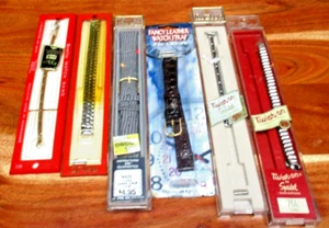 6 VINTAGE DAMEN & HERREN UHRENARMBÄNDER IN PACKAGEBRITE - Bild 1 von 3