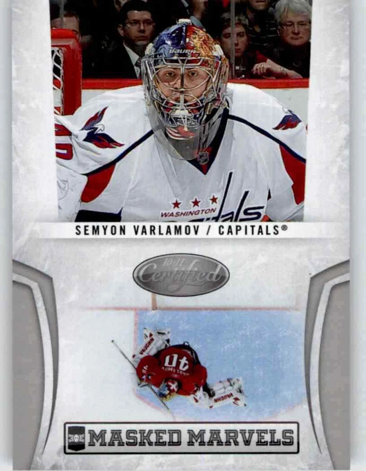 2010-11 Panini Certified Masked Marvels Semyon Varlamov 289/500 #2 - Image 1 of 2