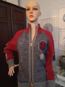 Replay Strickjacke Cardigan Gr L Unisex Blau - Bild 1 von 13