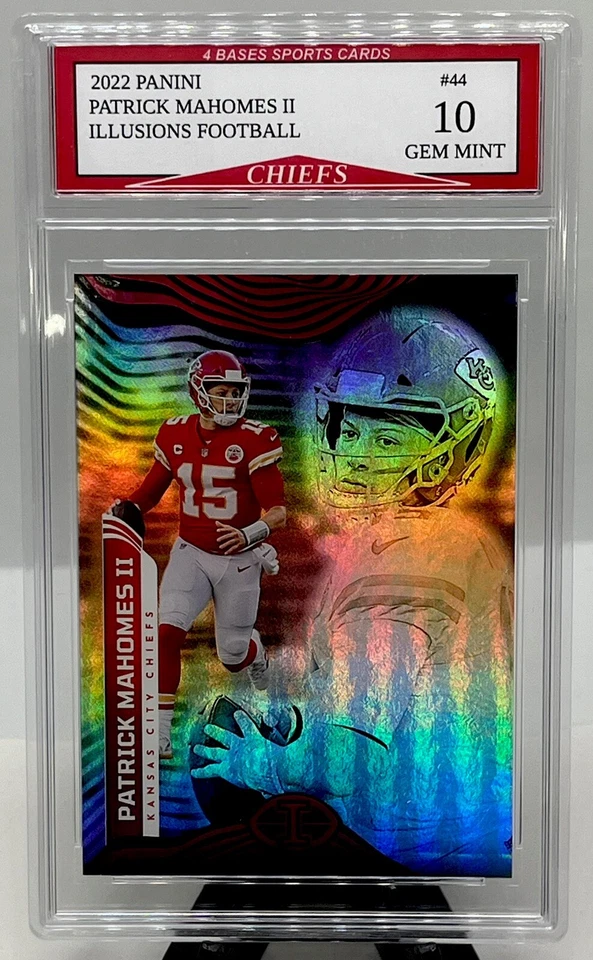 Tarjeta 2022 Panini Illusions Patrick Mahomes Kansas City Chiefs #44 ¡Gema como nueva 10! Foto 1 de 2