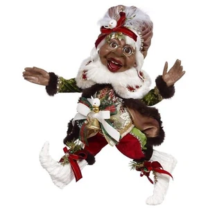 Mark Roberts 18" schwarze afroamerikanische Weihnachtstaube Medium Elfe - Bild 1 von 1