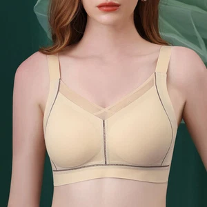 Ladies Bras Wireless Brassiere Sexy Lingerie Women Underwear 32-48 A B C D DD BH - Picture 1 of 18
