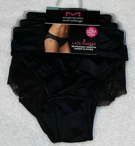 Bragas tanga de encaje para mujer Maidenform MM2006 Sweet Nothings, paquete de 3 - Imagen 1 de 5
