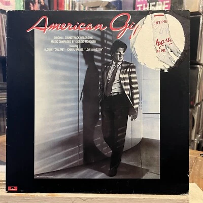 [OST]~EXC LP~AMERICAN GIGOLO~Original Soundtrack~Giorgio Moroder~{1980)~UK Impor - Image 1 of 4