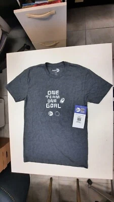 Camiseta ROUND21 One Team One Goal, Gris Oscuro, Elige Talla, ¡NUEVA!! Foto 1 de 4