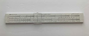Vintage Precision Sterling Slide Rule USA Made White Plastic Sliderule 11" Inch - Picture 1 of 6