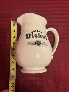 George Dickel  White Pitcher - Picture 1 of 5