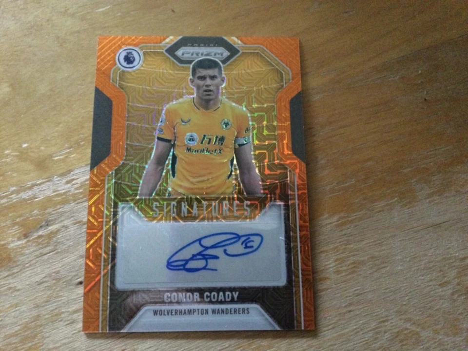 conor coady orange mojo prizm auto - Image 1 of 2
