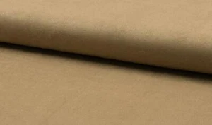 Luxury STRETCHY Faux Suede Suedette Fabric Material - CAMEL - Picture 1 of 1
