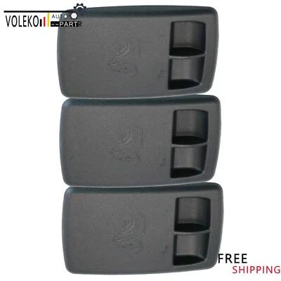 3 Pcs For DODGE 2010-14 CHALLENGER 2005-08 MAGNUM Black Rear Seat Anchor Cover — 第 1/4 张图片