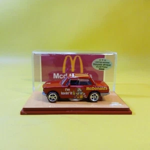 BMW 2002 McDONALDS rojo Matchbox 1969 (Wangstar personalizado) pilotos reales - Imagen 1 de 15