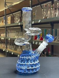 Zong Glass - 10" Inch Glass Tobacco Water Pipe Bong - Blue - USA