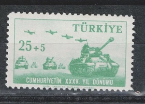 Turkey Military Army Tanks stamp 1964 MNH A-1 - Picture 1 of 1