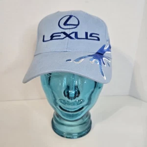 Lexus Logo Baseball Cap Men's Light Blue New Adjustable Hat Otto - Picture 1 of 7