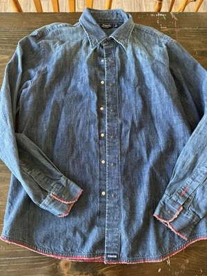 Camisa Cinch Colección Borde Perla A Presión Para Hombre Camisa Denim Occidental  Foto 1 de 4