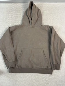 Tna Hoodie Womens Large Brown Pullover Kangaroo Pocket Fleece Sweatshirt Casual - Picture 1 of 10