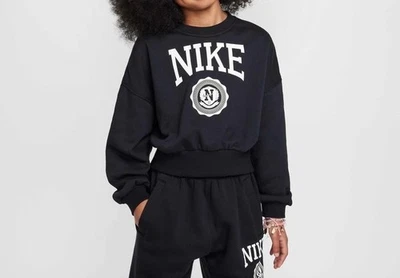 Sudadera Nike Sportswear Club French Terry cuello redondo cuello redondo para niñas nueva con etiquetas precio de venta sugerido por el fabricante $50 Foto 1 de 4