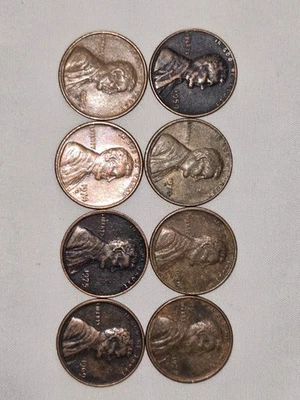 Lot Of 8 S Proof Pennies / Lincoln Memorial Cents - Various Years - Image 1 of 4