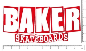 Baker Skateboards XXL Die Cut Sticker Decal 9.5" x 4.75" Pick color  Indy - Picture 1 of 9