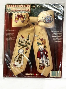 Dimensiones Debbie Mumm Contado Punto de Cruz Puerta Delantera Arco Kit SNOW FRIENDS 17" - Imagen 1 de 9