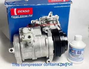 2000-2003 BMW X5 4.4L New OEM Denso 471-1435 A/C Compressor W/ 1 year Wrty. - Picture 1 of 3