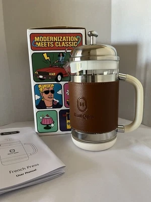 Hazel Quinn Cafetera Prensa Francesa, 450 ml/15 oz, Marrón Resistente al Calor  Foto 1 de 4