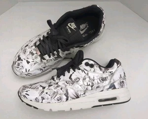 Nike Air Max 1 Ultra Size 7 New York City Collection Black White Trainers Rose - Picture 1 of 8
