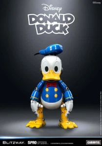 BLITZWAY CARBOTIX Donald Duck Disney Movable Figure Painted Robot - Picture 1 of 9