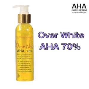 Over White AHA 70% Body Serum Vitamin Dark Skin Lightening 1pc - Picture 1 of 2