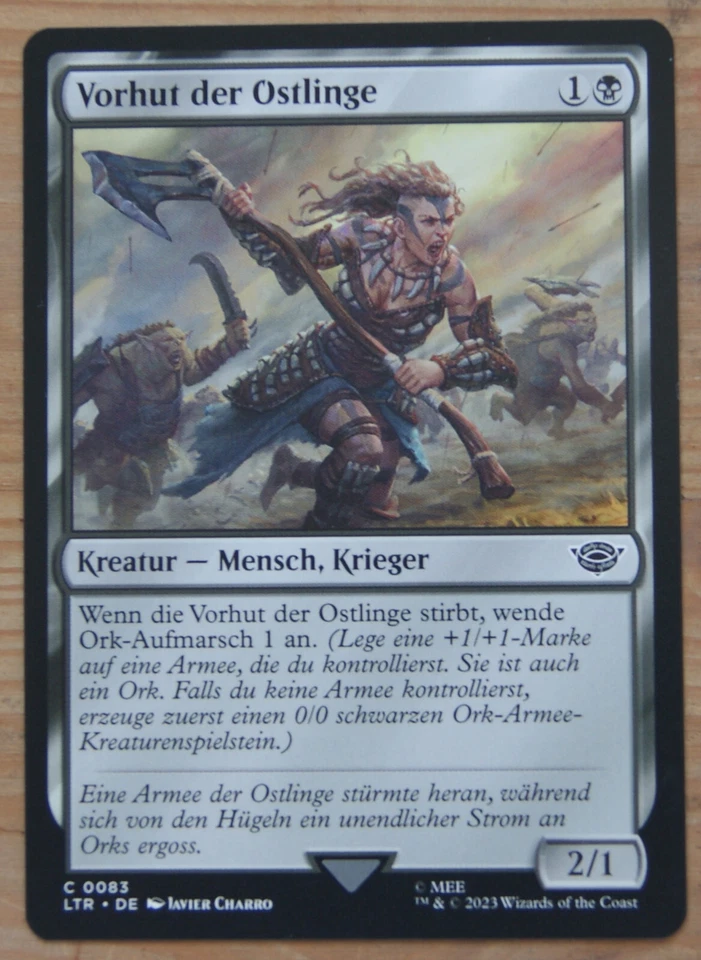 Magic The Gathering  Herr der Ringe  Vorhut der Ostlinge  83  DE - Bild 1 von 1